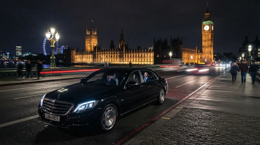 car across london